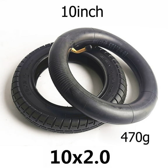 10 Inch 10X2.0 Inflated Tyre And Inner Tube Scooter Thickened Tire Tyre