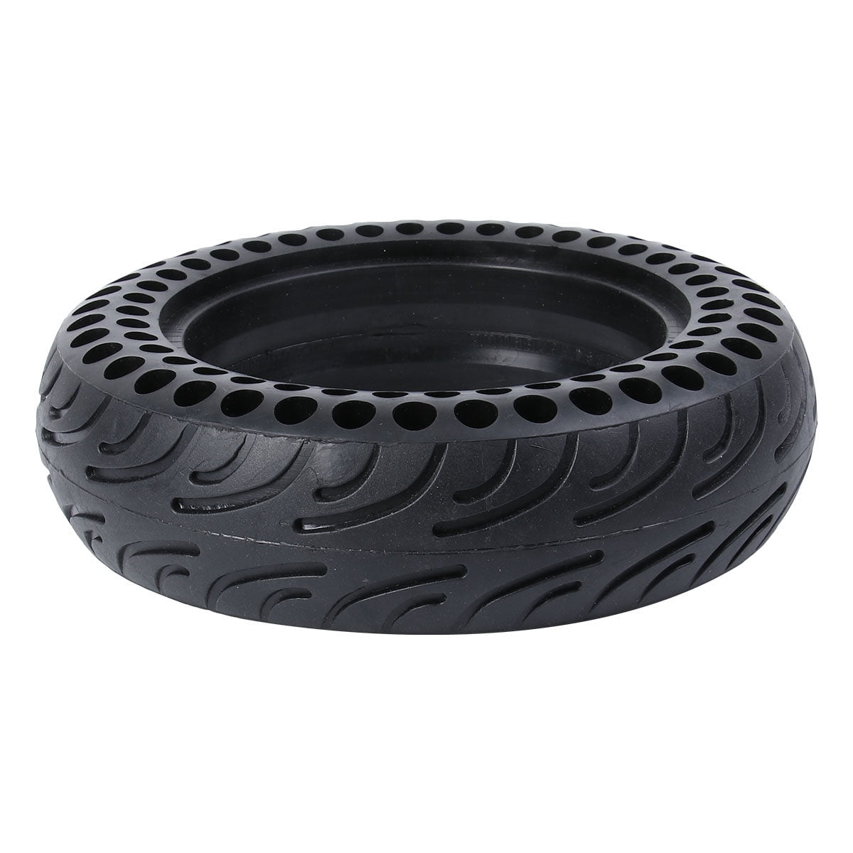 10 Inch 10x2.75 Non-pneumatic Tires Shock-absorbent Honeycomb Tire Rubber Anti-explosion Tube Tire Compatible for Xiaomi No.9 Balance Bike (Black)