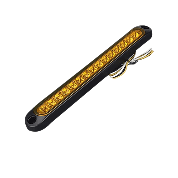 10 Inch 15 LED High Mount Stop Light, Super Bright Brake Light for Most Cars, Trucks & SUVs-Yellow