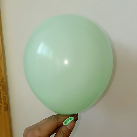 10 Inch 2.2g Thickened Macaron Round Balloon Wedding Opening Ceremony Birthday Party Layout Candy Color - green