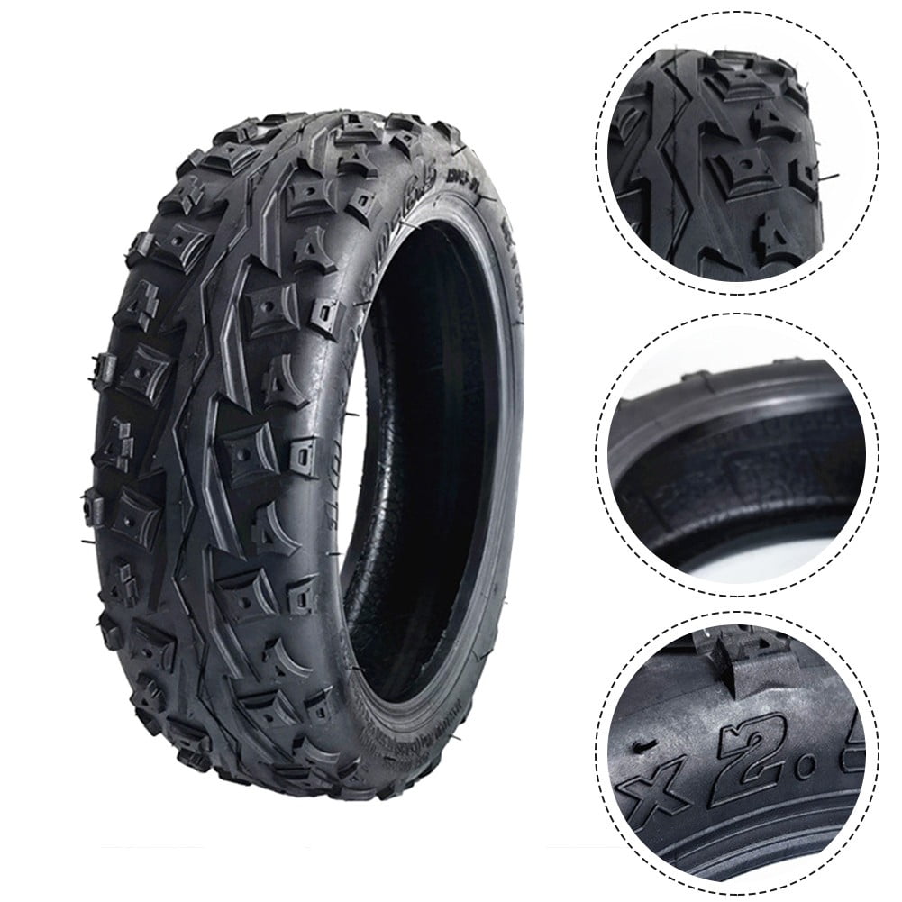 Pneumatici Pieni Per Monopattino Ninebot - 2 Pezzi 10x2.5 Pollici Anti-foratura - Foto 9