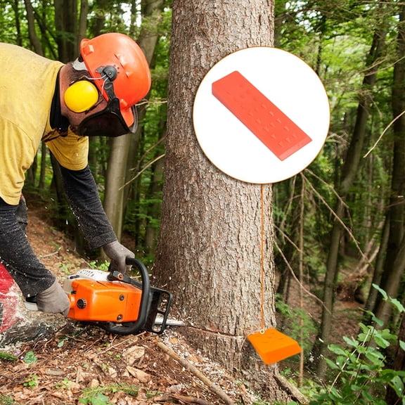 10-Inch ABS Plastic Felling with Serrated Barbs for Chainsaw Log Splitting and Tree Cutting Safety 10in plastic wood abs Splitting Tree Cutting Chainsaw Logging Supplies