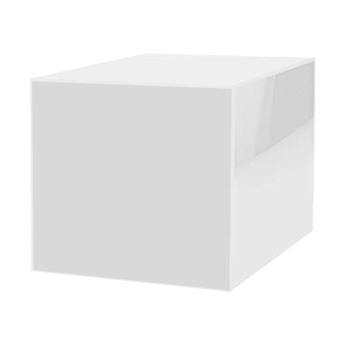 10 Inch Acrylic Display Riser Box No Lid White Square Retail Product ...