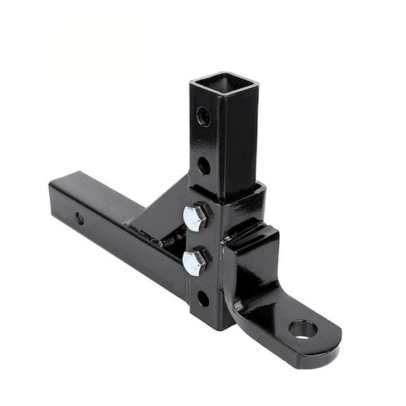 10 Inch Adjustable 4 Level Trailer Drop Hitch Ball Mount Tow for 2" Receiver RV Parts Camper Caravan Motorhome Accessories ,Easy to Use