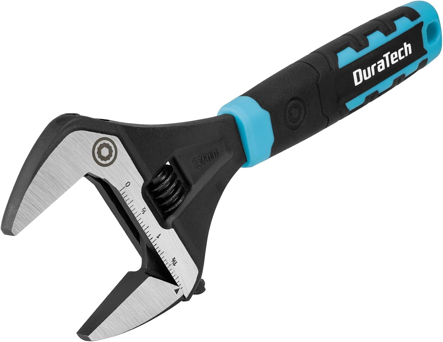 10-Inch Adjustable Wrench, Wide Jaw Plumbing Tool, CR-V Steel, SAE ...