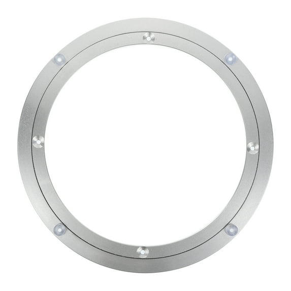 10 Inch Aluminum Lazy Susan Turntable Swivel Base Round Rotating Ball Bearing Plate Hardware for Dining Table