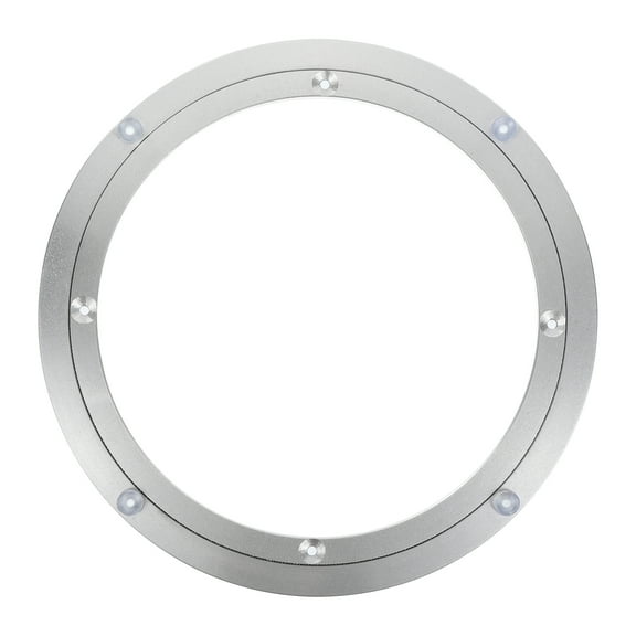 10 Inch Aluminum Lazy Susan Turntable Swivel Base Round Rotating Ball Bearing Plate Hardware for Dining Table