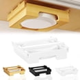 Clutter Moving Storage 10 Inch Bamboo Paper Plate Dispenser, Under Cabinet & Countertop ...