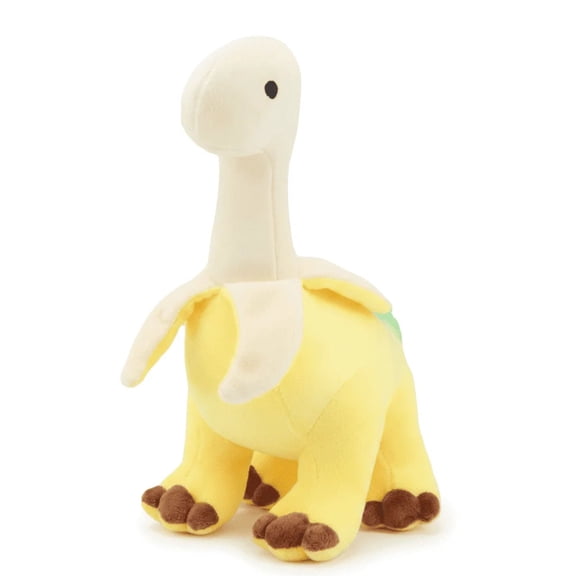 10 Inch Banana Dinosaur Plush, Stuffed Figure Pillow for Room Decor for Game Fans Graduation Gift
