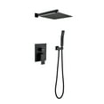 thumbnail image 1 of 10 Inch Bathroom Rain Shower System Set Wall Mount, Rainfall Shower Head with Handheld, 1 of 7
