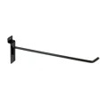 thumbnail image 1 of 10-Inch Black Slatwall Peg Hooks – Durable Metal Display Hooks for Retail, Garage & Home – Multi-Pack Options, 1 of 3