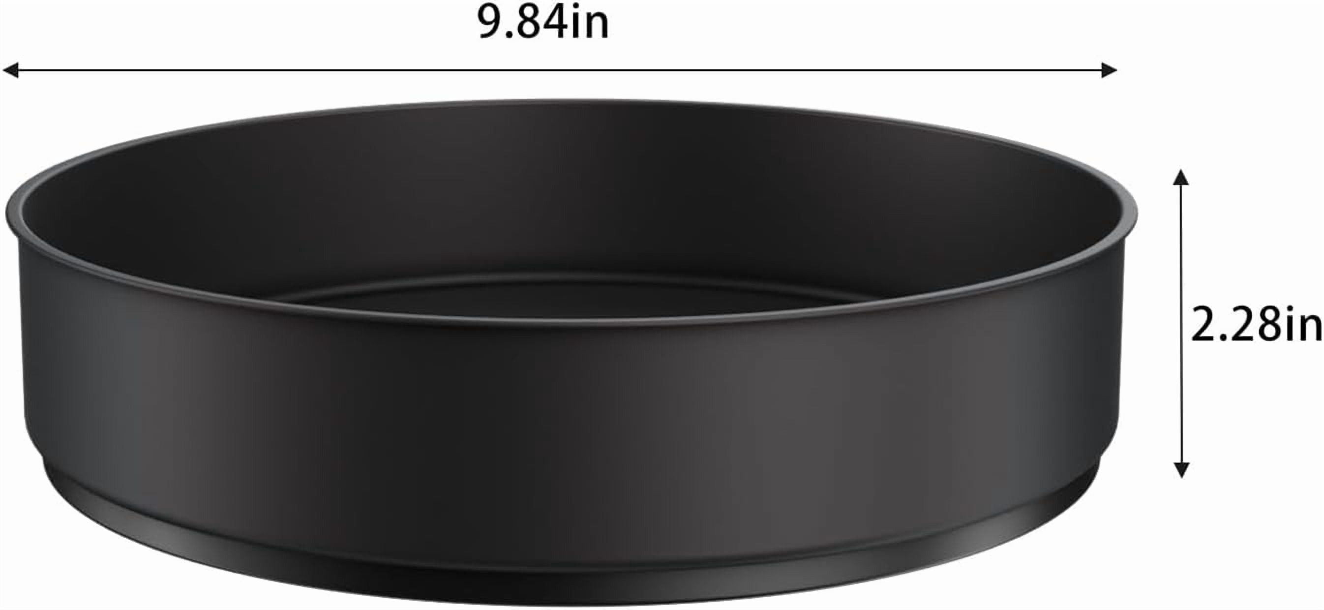 10 Inch Black Stainless Steel Lazy Susan Turntable Spice Rack ...
