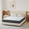 thumbnail image 1 of 10 Inch CalKing Mattress, Cooling Gel Infused Memory Foam and Individual Pocket Spring Mattress, CertiPUR-US Certified, Mattress with Breathable Fabric Cover, Ergonomic Design, 1 of 7