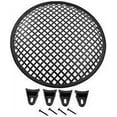 thumbnail image 1 of Custom Install Parts 10'' Inch Car Audio Speaker Sub Woofer Subwoofer Metal Black Waffle Grill Cover Guard Protector Grille Universal- Single, 1 of 4