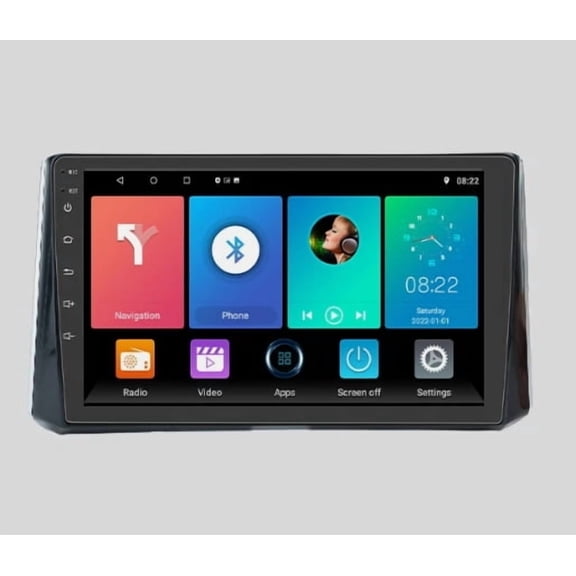 10 Inch Car Stereo Radio GPS Navigation Head Unit for Corolla 2018-2021 Support Wireless Carplay and Android Auto SWC FM/RDS Radio Android 14 Player WiFi Bluetooth 2GB+64GB