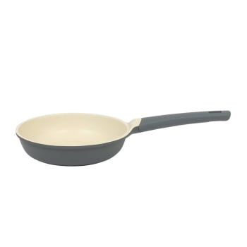 10 Inch Ceramic Nonstick Cast Aluminum Frying Pan, Grey