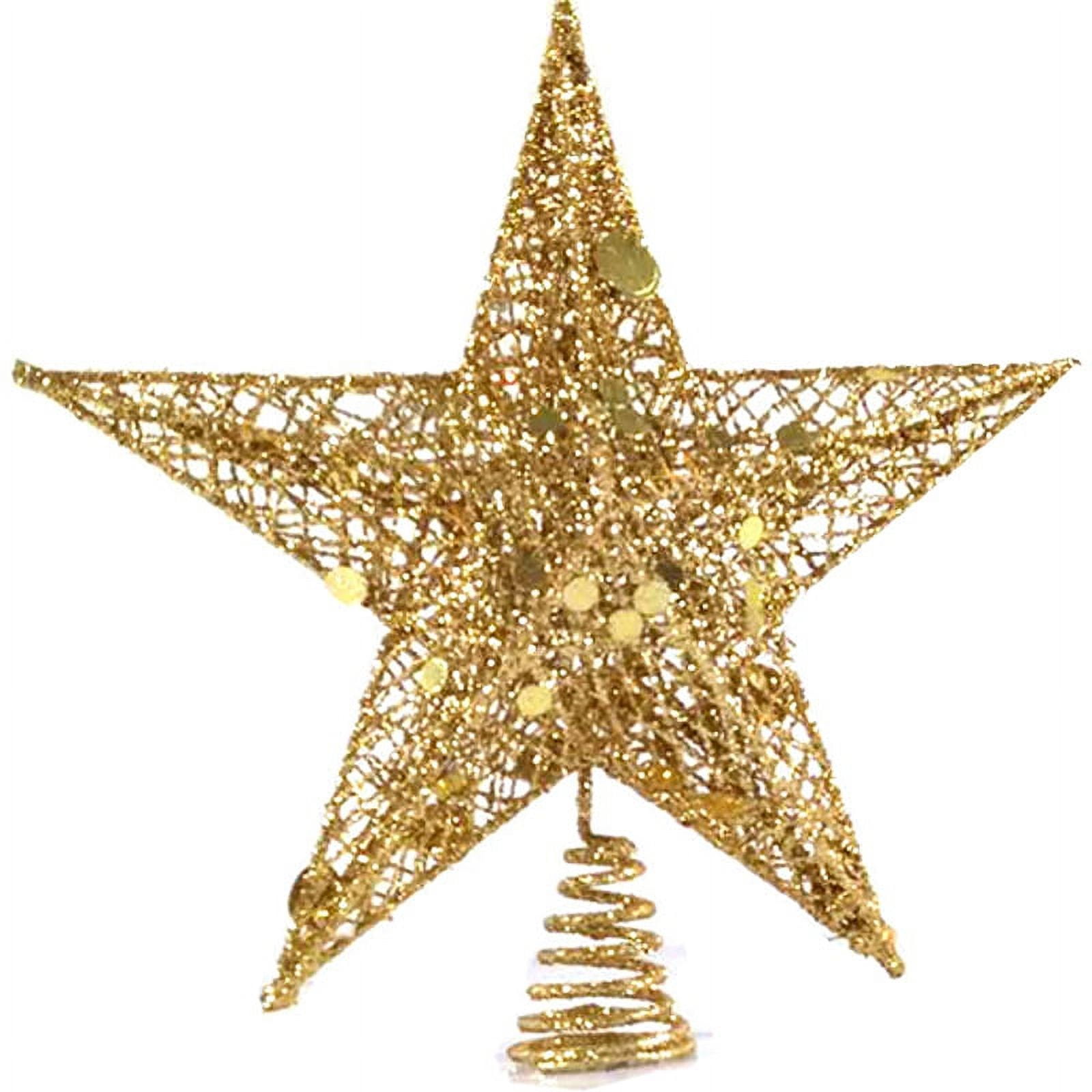 10 Inch Christmas Tree Topper Star Treetop,Christmas Tree Decoration