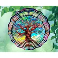 thumbnail image 1 of 10 Inch Colorful Family Tree of Life Hanging Wind Spinner Yard Garden 10rws012, 1 of 5
