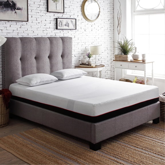 10-Inch Cooling Mattress with High-Density Layer / Ensures Stable Support