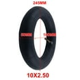 thumbnail image 1 of 10 Inch Electric Scooter Inner Tube 10X2 50 Black Rubber Extended Longevity, 1 of 7