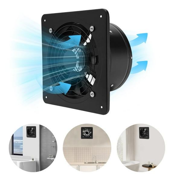 10 Inch Exhaust Fan Portable Ventilation Fan Kitchen Exhaust Fan Wall Mounted