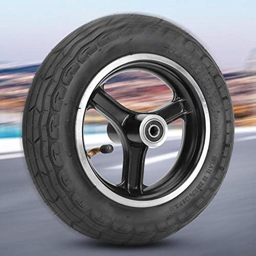 10 Inch Front Scooter Tire Wheel Replacement Tyre Rubber and Aluminium ...