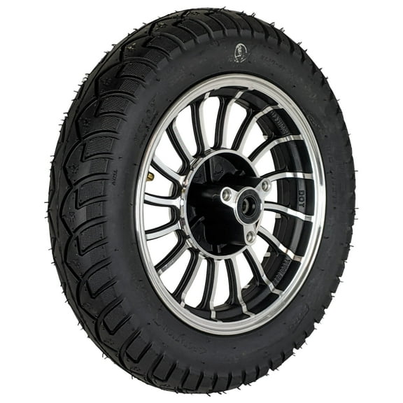 10" Inch Front Wheel and 3.00-10 Tire Assembly for 50cc Scooter Moped GY6 QMB139 for Disk Brake units Sunny TaoTao