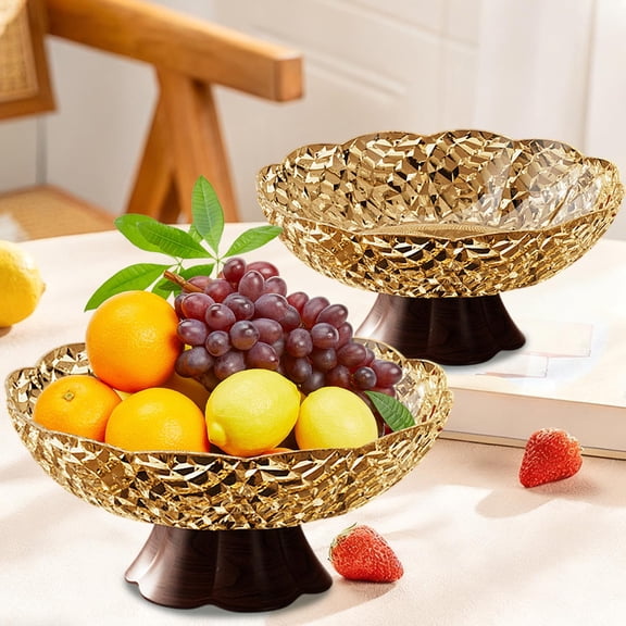 10 Inch Fruit Tray, Multi Color Serving Platter, Snack Candy Dish, Living Room Coffee Table Bowl, Decorative Fruit Plate, Household Serving Tray, Party Platter