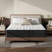 WARMKISS 10 Inch Full Mattress, Medium Pillow Top Hybrid Mattress-in-a-Box