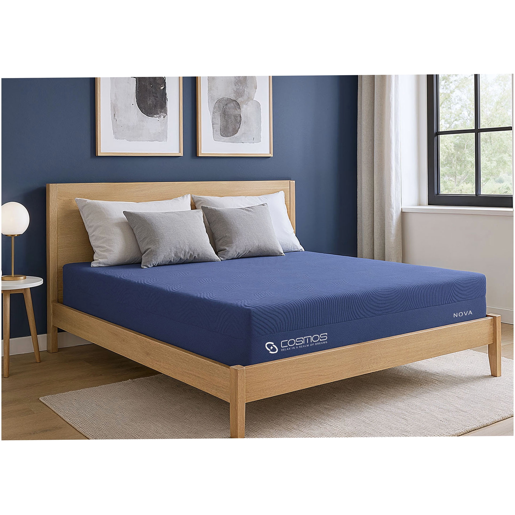 10 Inch Full Size Mattress, Medium Firm, CertiPUR-US Certified Memory Foam, Bed in a Box, Motion Isolation & Pressure Relief