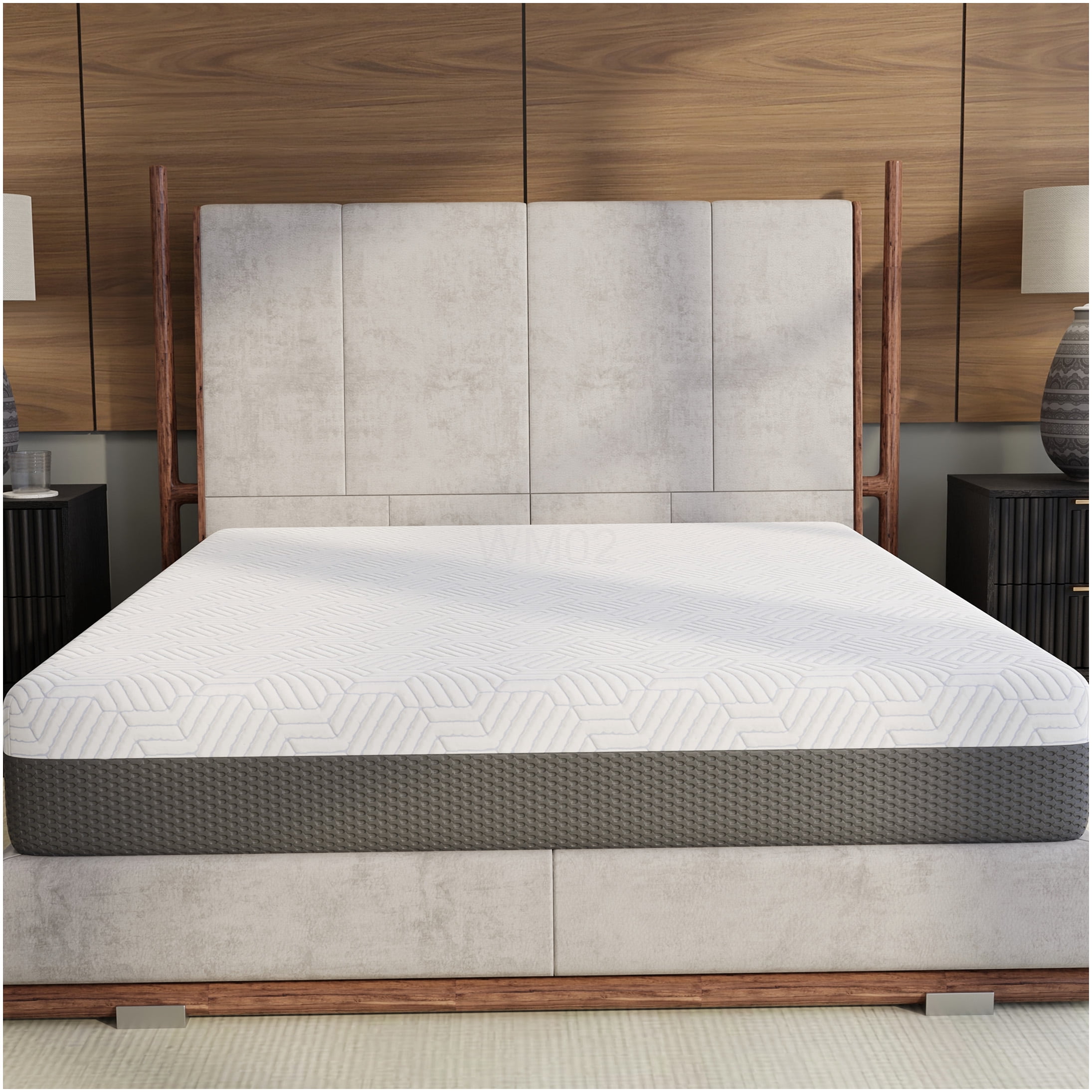 10 Inch Full Size Mattress, Medium Firm Gel Memory Foam, Cooling Cover, CertiPUR-US Certified, Bed in a Box for Pressure Relief
