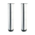 thumbnail image 1 of 10 Inch Furniture Legs Stainless Steel Feet Sofa Cabinet Shelves Leg Replacement Adjustable Height 2pcs, 1 of 7
