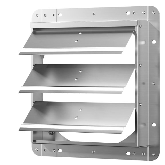 10 Inch Galvanized Steel Automatic Gravity Shutter Exhaust Vent