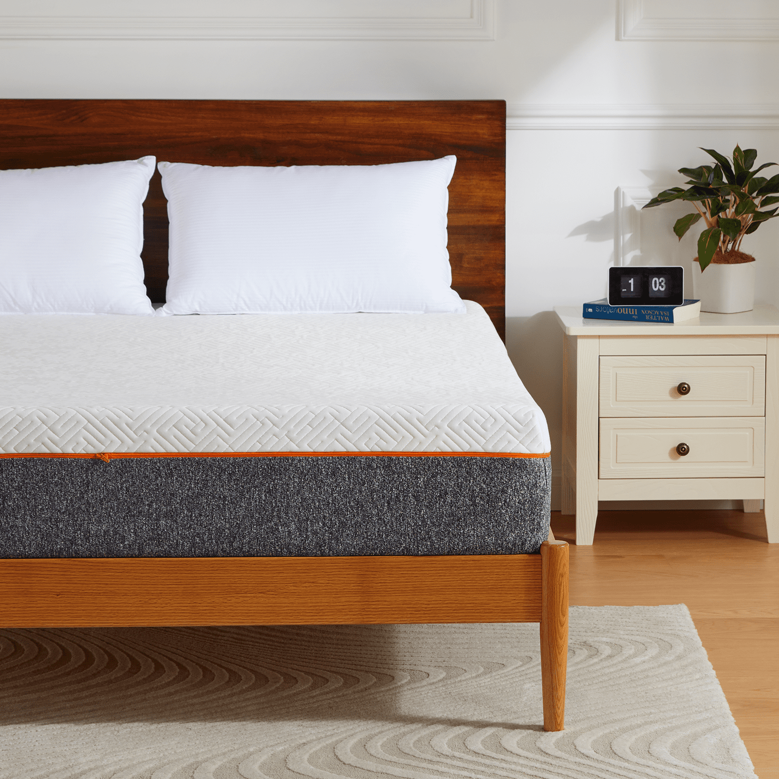 10 Inch Gel Memory Foam Mattress,Medium Firm Mattress in a Box with