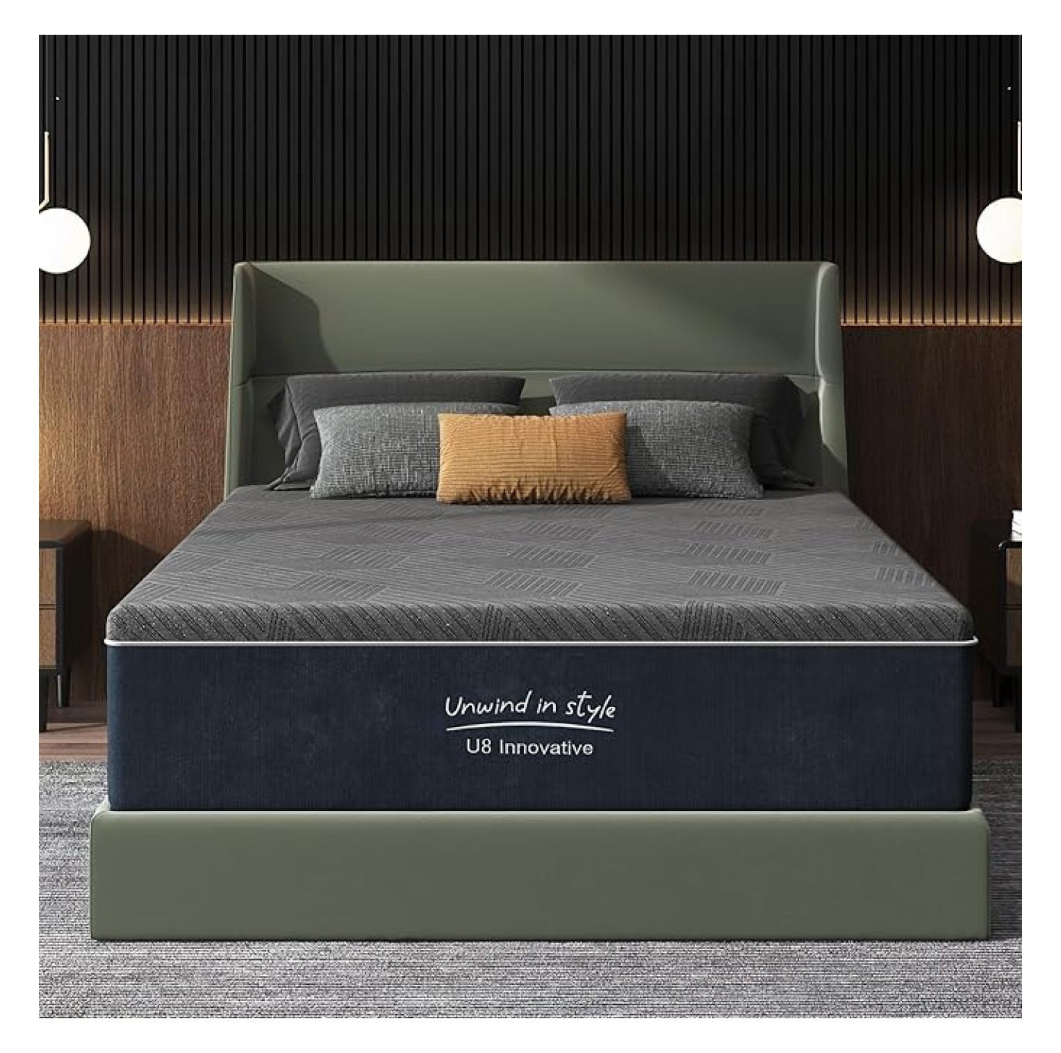 10 Inch Gel Memory Foam Mattress Twin Size, Medium Firm Pressure Relief, Certified, with Removable Washable Cover, Mattress in a Box