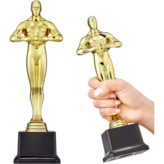 10 Inch Gold Award Trophy Statue with Black Base