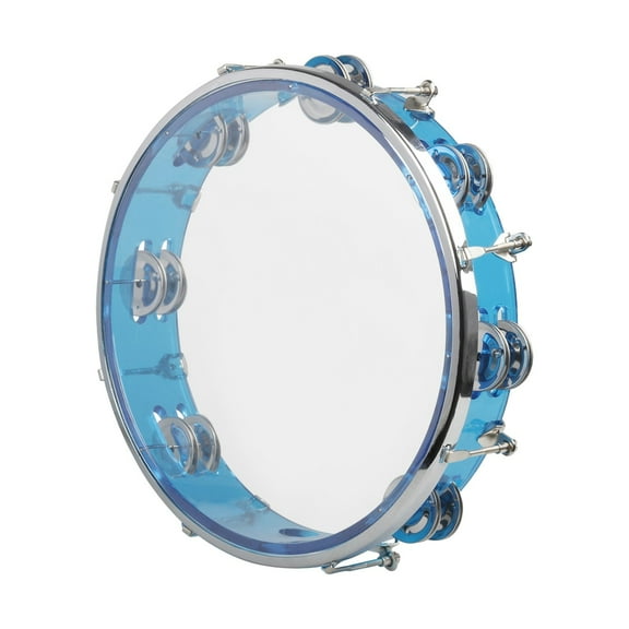 10 Inch Handheld Tambourine Set Double Jingle Percussion Instrument For Kids And Adults For Performances And Music Education
