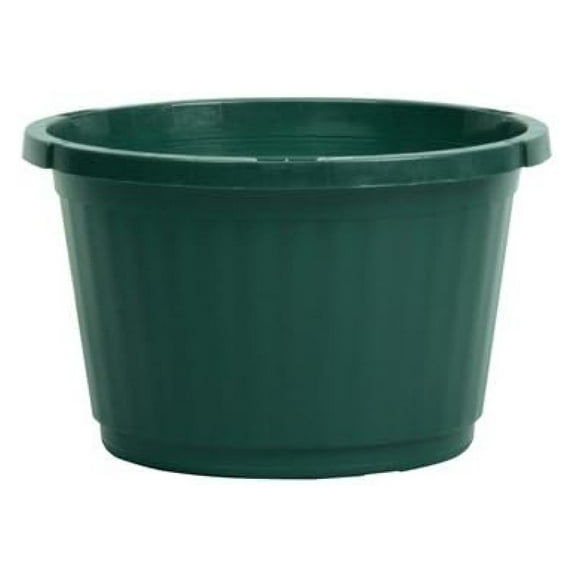 10 Inch Hanging Baskets 5-Pack - Nursery Pots with Wire Hangers, Garden Containers for Plants - Durable Plastic Flower Pots with Drainage Trays