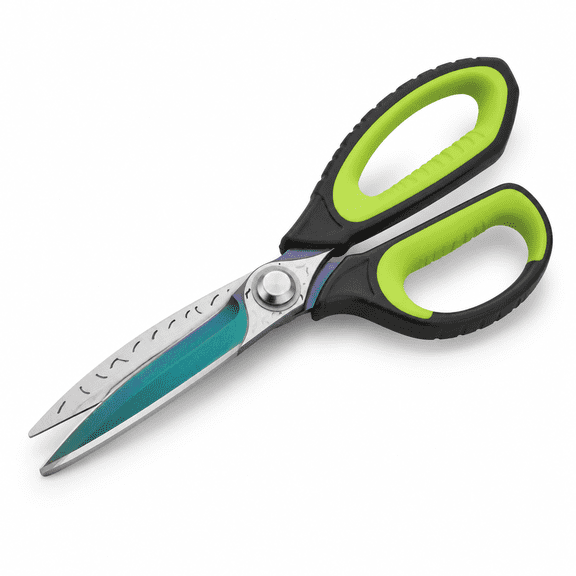 10 Inch Heavy Duty Multipurpose Shears, Green & Black, For Shop and Garden Use