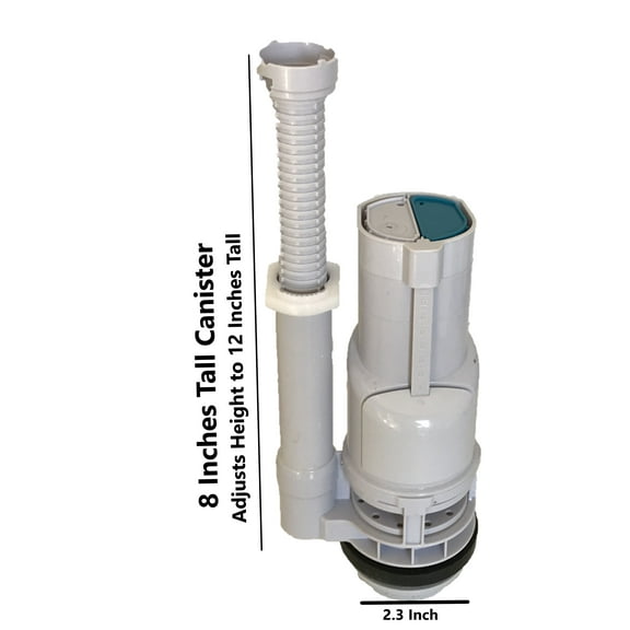 8 1/2 Inch High Flush Valve Replacement for Kohler 1097231, 2.5 inch, Top Button Toilets