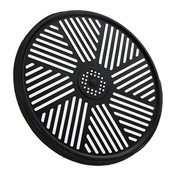 10-Inch High Pressure Shower Head with Strong Water Output | Oversized Panel Design | ABS Material in Black or Silver | Easy Installation No Tools Needed