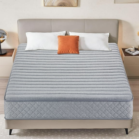 10 Inch Hybrid Mattress,Twin Size,Gel Inflation Memory Foam with Pocket Coils Innerspring for a Cozy Night
