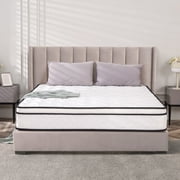 10 inch Hybrid Queen Mattress in a Box,Bonnell Coil Full Size, Medium Soft Feel, Memory Foam Layer for Enhanced Pressure Relief