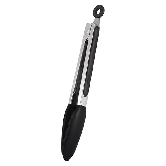 10 Inch Kitchen Tongs,Cooking Tongs with Silicone Tips and Stainless Steel Handle,Non Stick Heat Resistant Tongs for Cooking,Buffet,Salad Serving