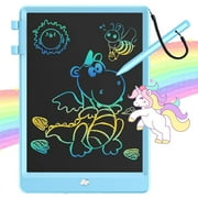10 Inch LCD Writing Tablet, Colorful Toddler Doodle Board Drawing Tablet, Erasable Electronic Drawing Pads, Reusable Educational and Learning Drawing Tablet for Boys Girls 3 4 5 6 Years Old