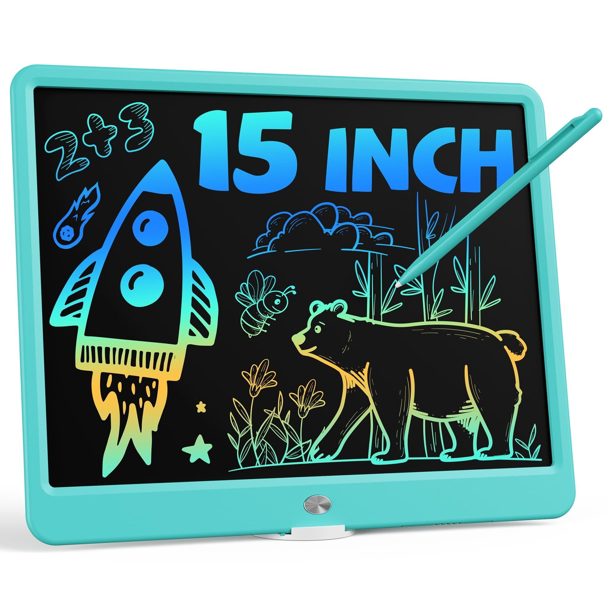 10 Inch LCD Writing Tablet for 3-8 Year Olds - Electronic Drawing Pad and Doodle Board as Educational Birthday Gifts for Girls and Boys (Pink)
