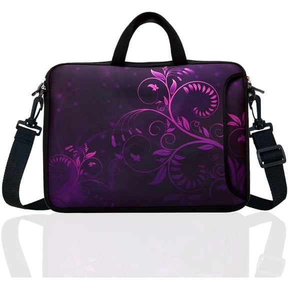 10-Inch Laptop Shoulder Bag Sleeve Case with padded handle for 9.6 9.7" 10" 10.1" 10.5" Ipad/Netbook/Tablet/Reader