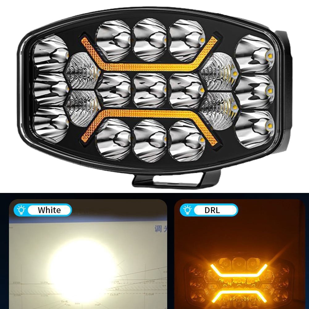 10 Inch Led Fog Driving Lights Spotlight Truck 24V Trailer Spot Light Headlamp