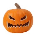 thumbnail image 1 of 10 Inch Light Up Pumpkin Jack O Lantern Decor Halloween Pumpkin Decorations for Indoor Outdoor Front Porch Fall Decor 1 Pack, 1 of 6