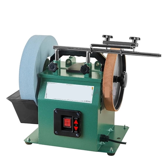 10 Inch Low Speed Grinder Positive And Reverse White Corundum Grinding Machine Water-cooled Grinder Polishing Machine 220W